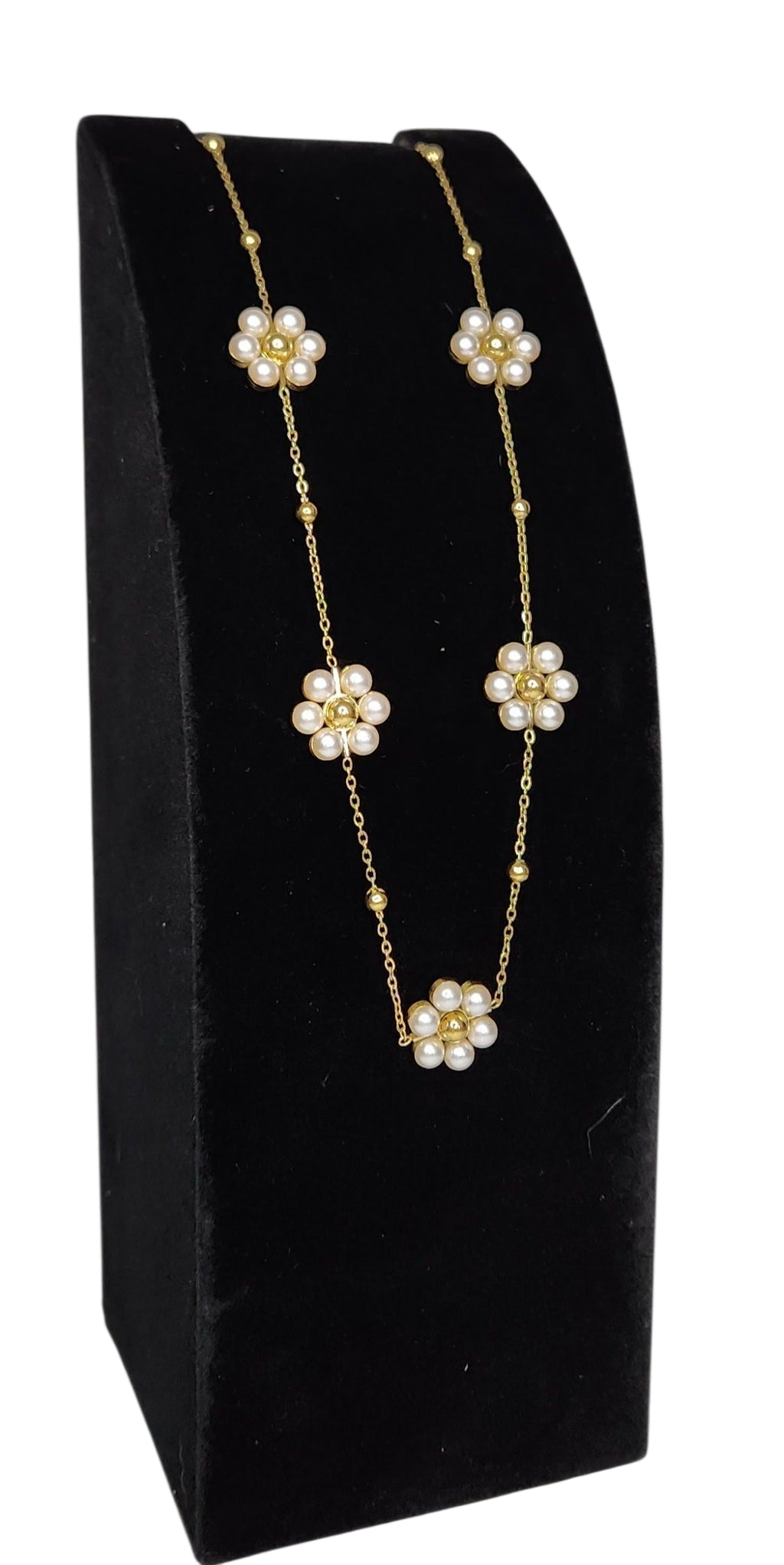 Mia Necklace - 18K Gold-Plated with Pearls