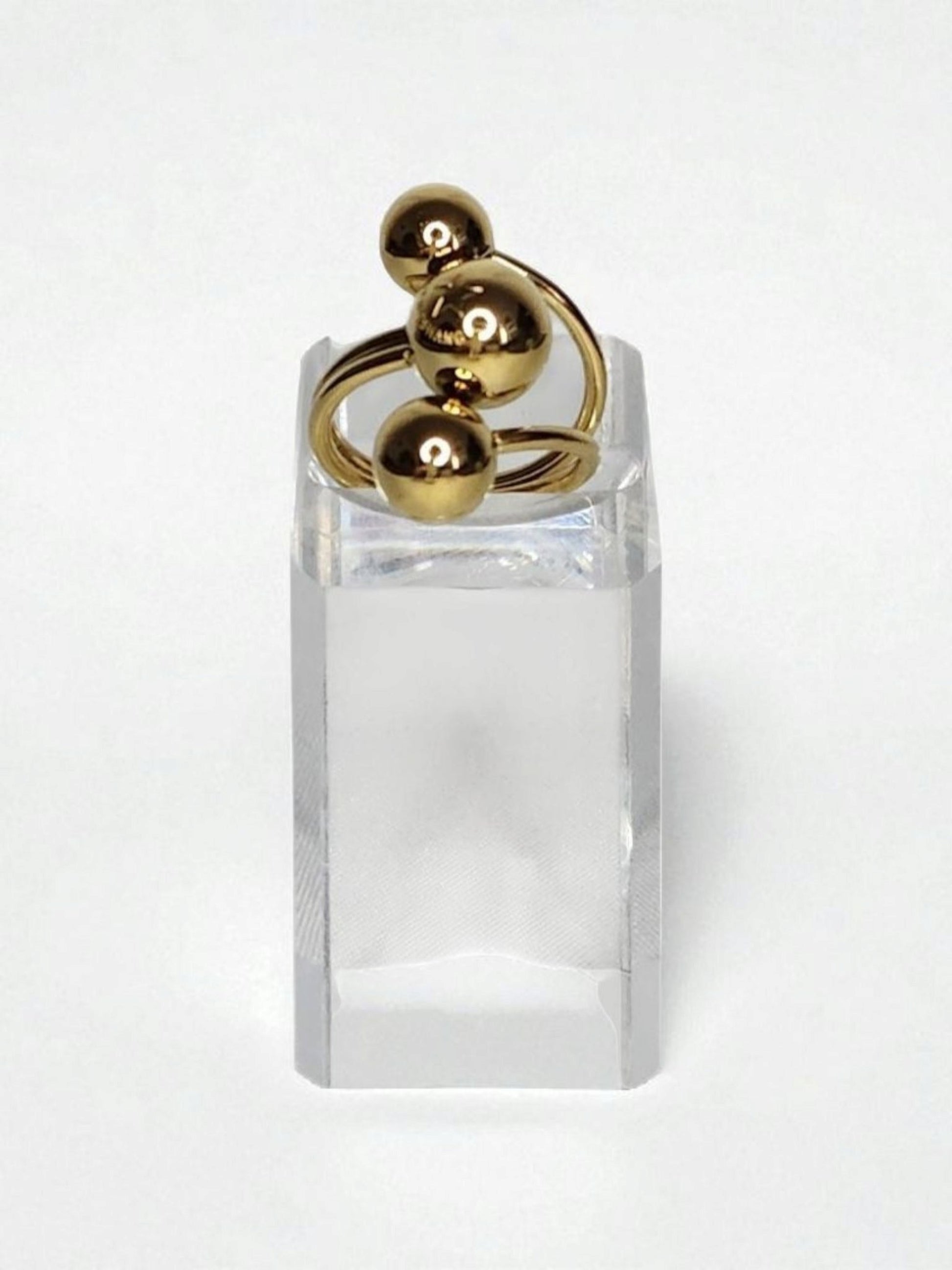 Luxor Ring - 18K Gold-Plated Stainless Steel - Adjustable