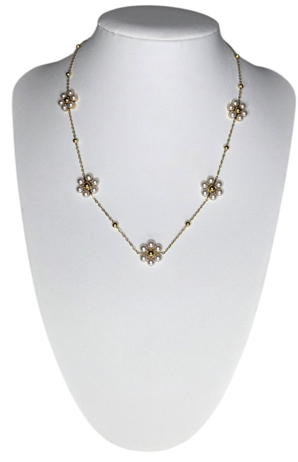 Mia Necklace - 18K Gold-Plated with Pearls