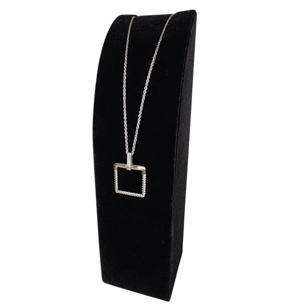 Urban Edge - Two-Tone Square Link Necklace